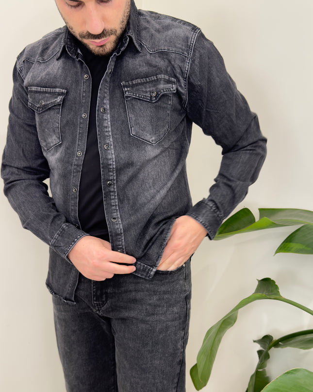 Camicia di jeans Manhattan