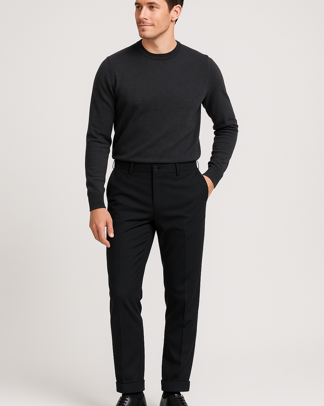 Pantalone uomo in lana 100% – Made in Italy