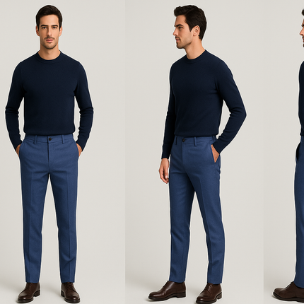 Pantalone uomo in lana 100% – Made in Italy