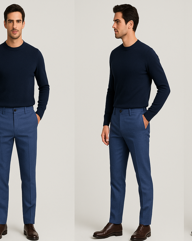 Pantalone uomo in lana 100% – Made in Italy