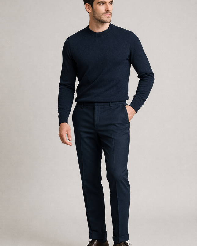 Pantalone uomo in lana 100% – Made in Italy
