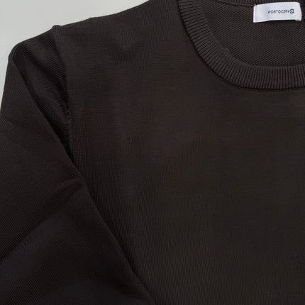 Pullover girocollo portocervo