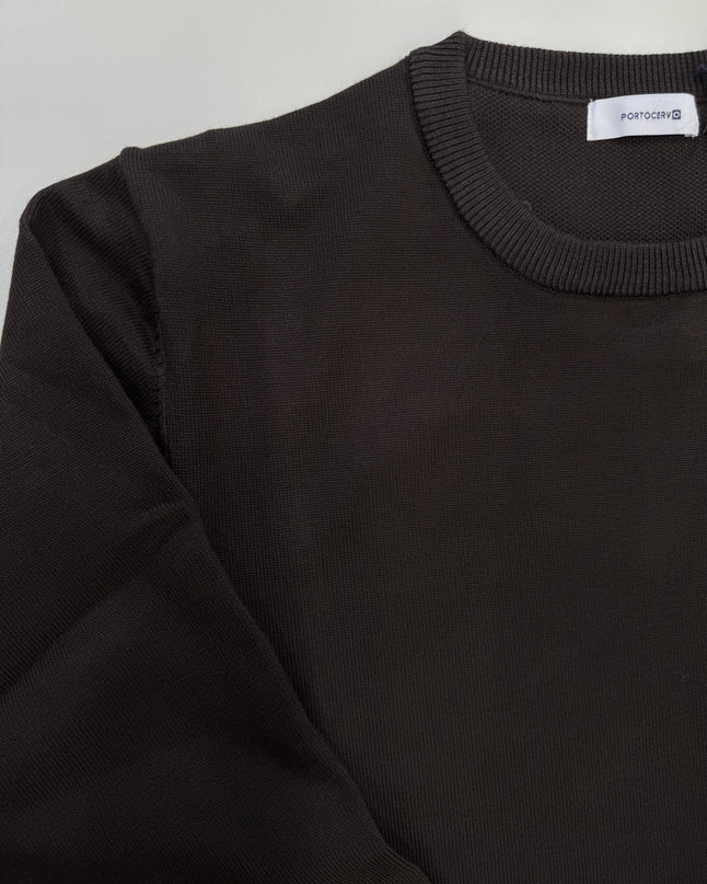 Pullover girocollo portocervo