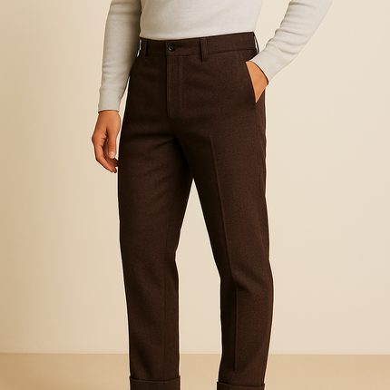 Pantalone uomo in lana 100% – Made in Italy