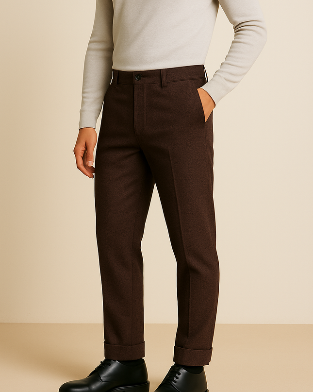 Pantalone uomo in lana 100% – Made in Italy