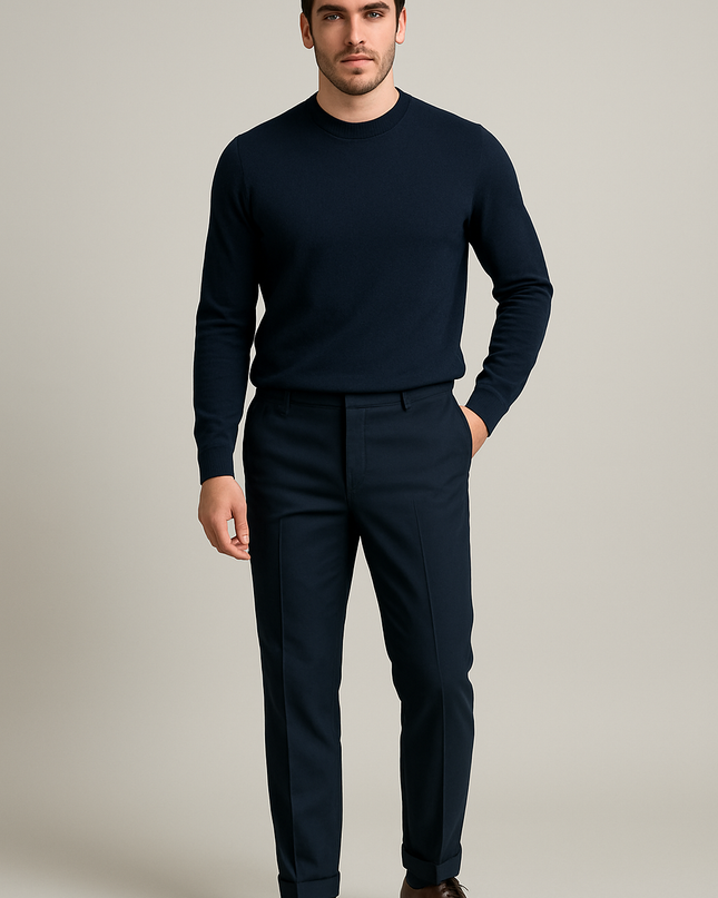 Pantalone uomo in lana 100% – Made in Italy