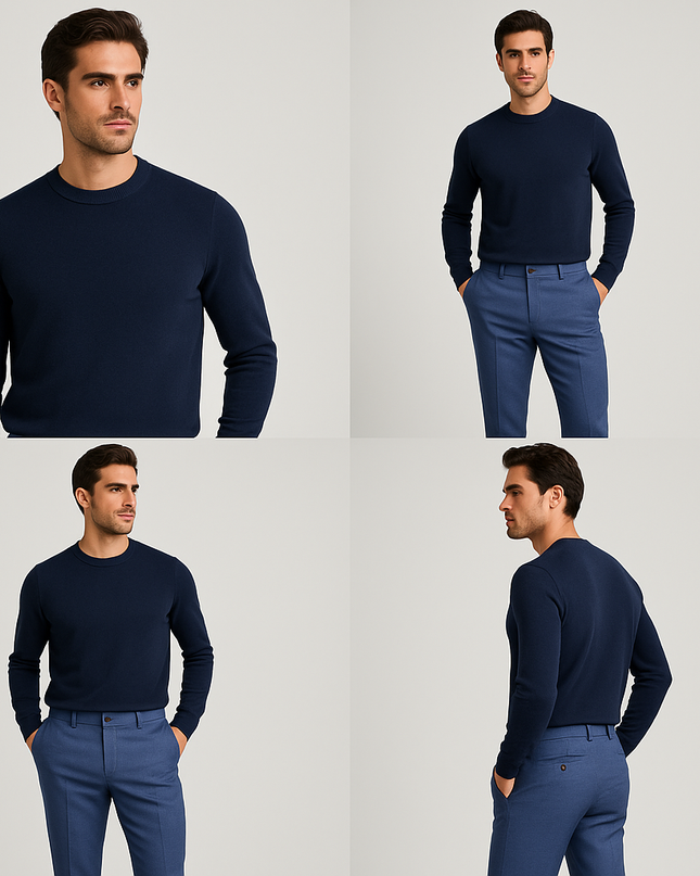 Pantalone uomo in lana 100% – Made in Italy