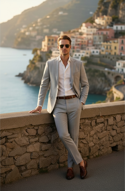 Abito Stretch grigio Acuti