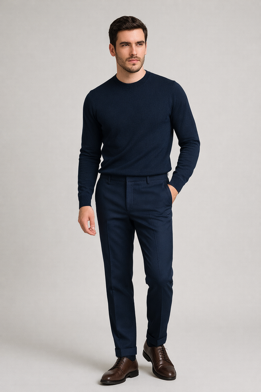 Pantalone uomo in lana 100% – Made in Italy