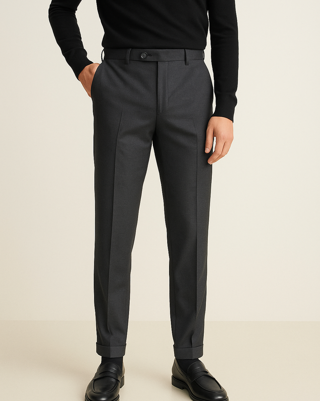 Pantalone uomo in lana 100% – Made in Italy