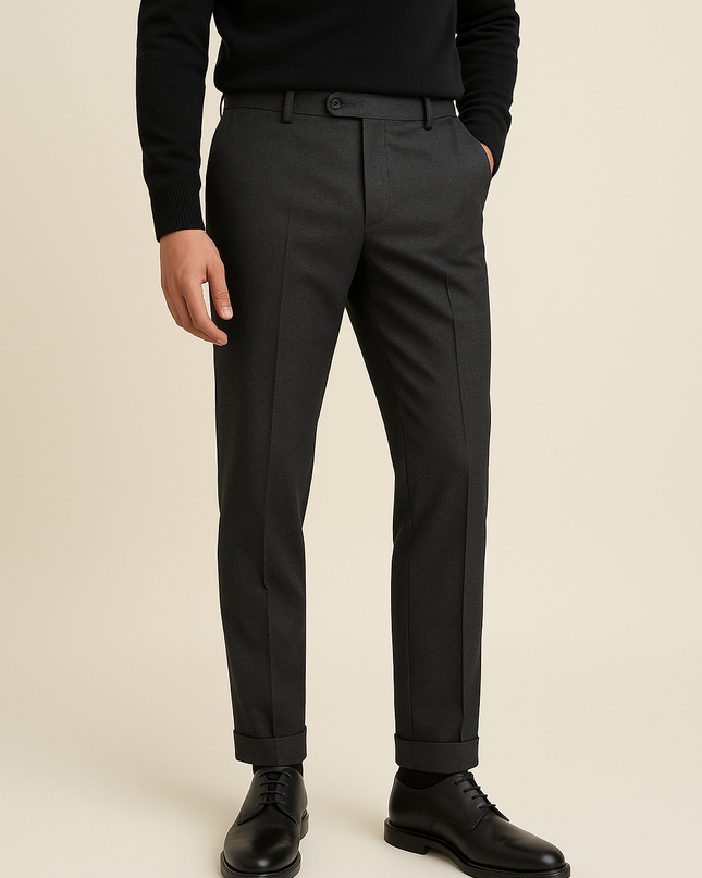 Pantalone uomo in lana 100% – Made in Italy