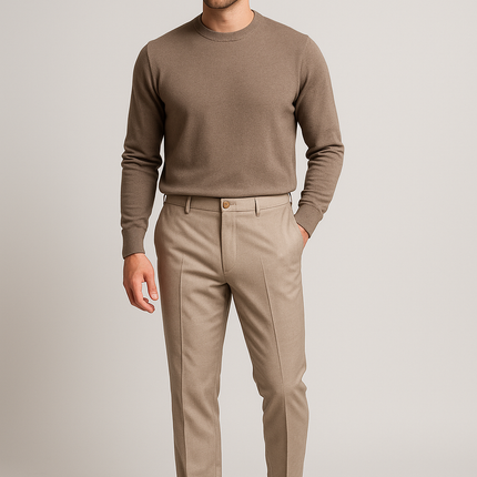 Pantalone uomo in lana 100% – Made in Italy