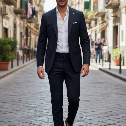 Abito Stretch acuti blu