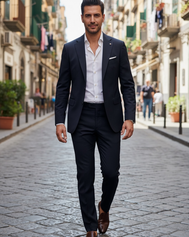 Abito Stretch acuti blu