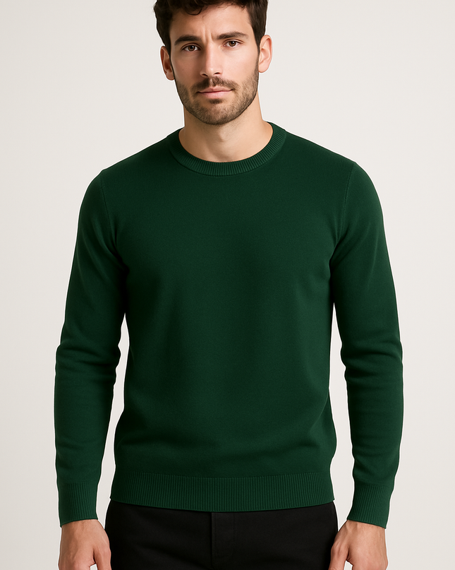 Pullover girocollo portocervo