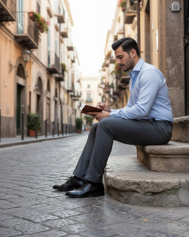 Pantalone sartoriale uomo