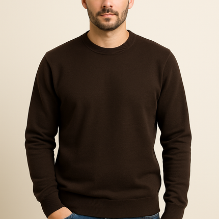 Pullover girocollo portocervo