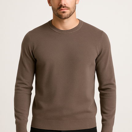 Pullover girocollo portocervo