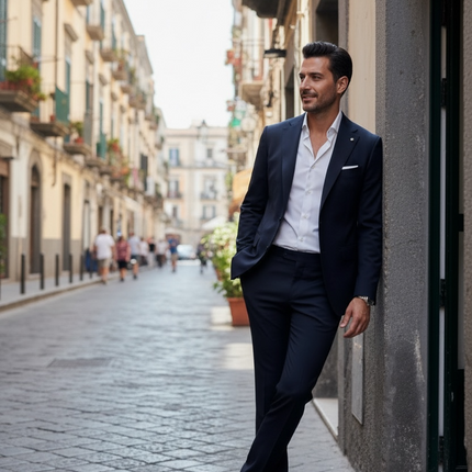 Abito Stretch acuti blu