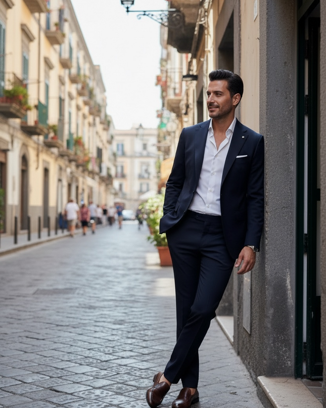 Abito Stretch acuti blu