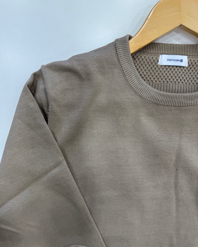 Pullover girocollo portocervo