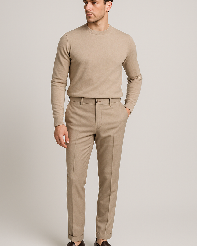 Pantalone uomo in lana 100% – Made in Italy