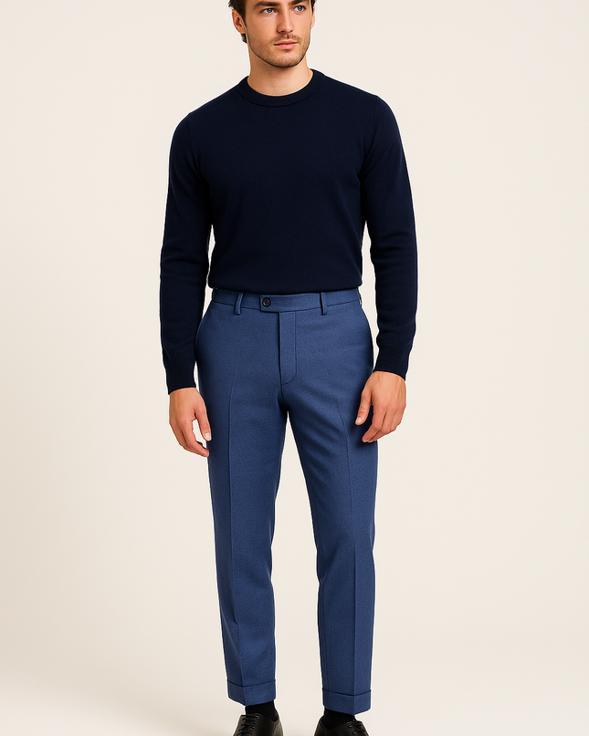 Pantalone uomo in lana 100% – Made in Italy