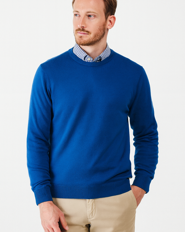 Pullover girocollo portocervo