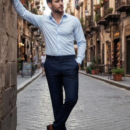 Camicia Alibi - Celeste Chiaro