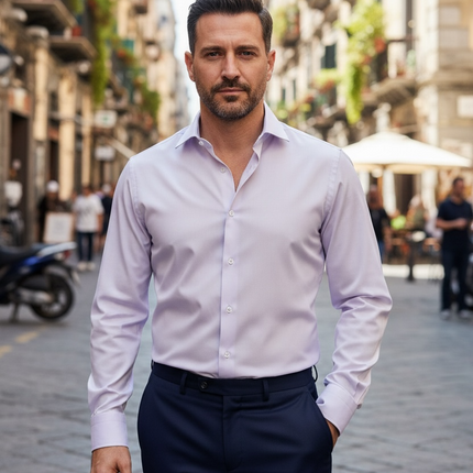 Camicia alibi - Glicine