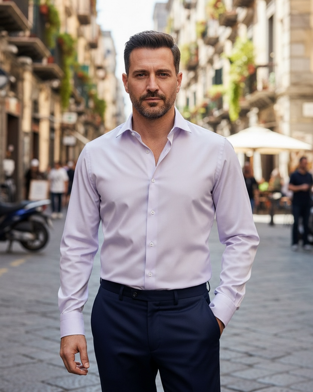 Camicia alibi - Glicine