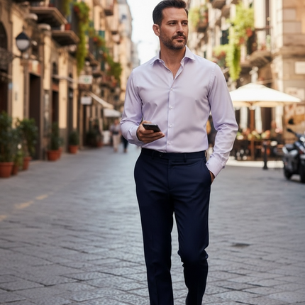 Camicia alibi - Glicine