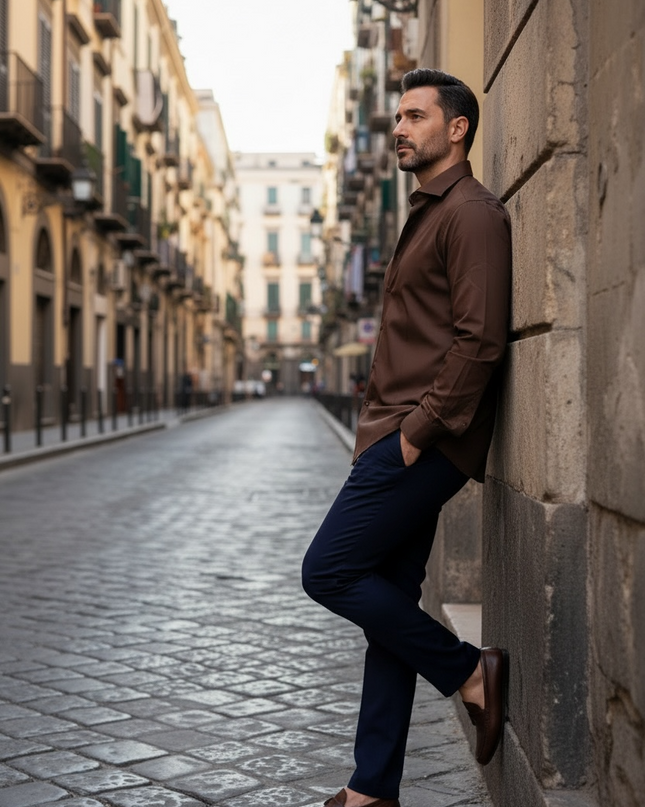 Camicia Alibi - Marrone