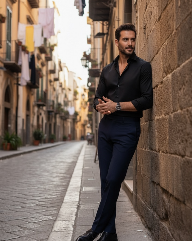 Camicia Alibi - Nero