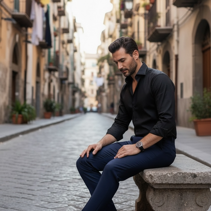 Camicia Alibi - Nero