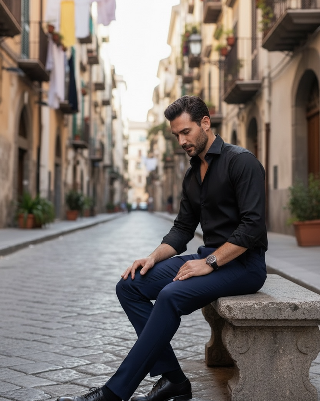 Camicia Alibi - Nero